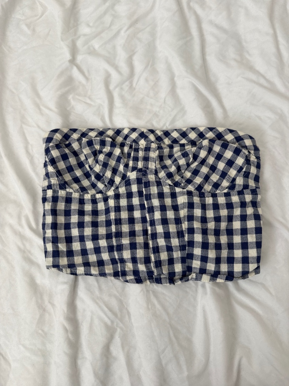 free people crop tank banduea Size XS Details : - color: blue / white - condit